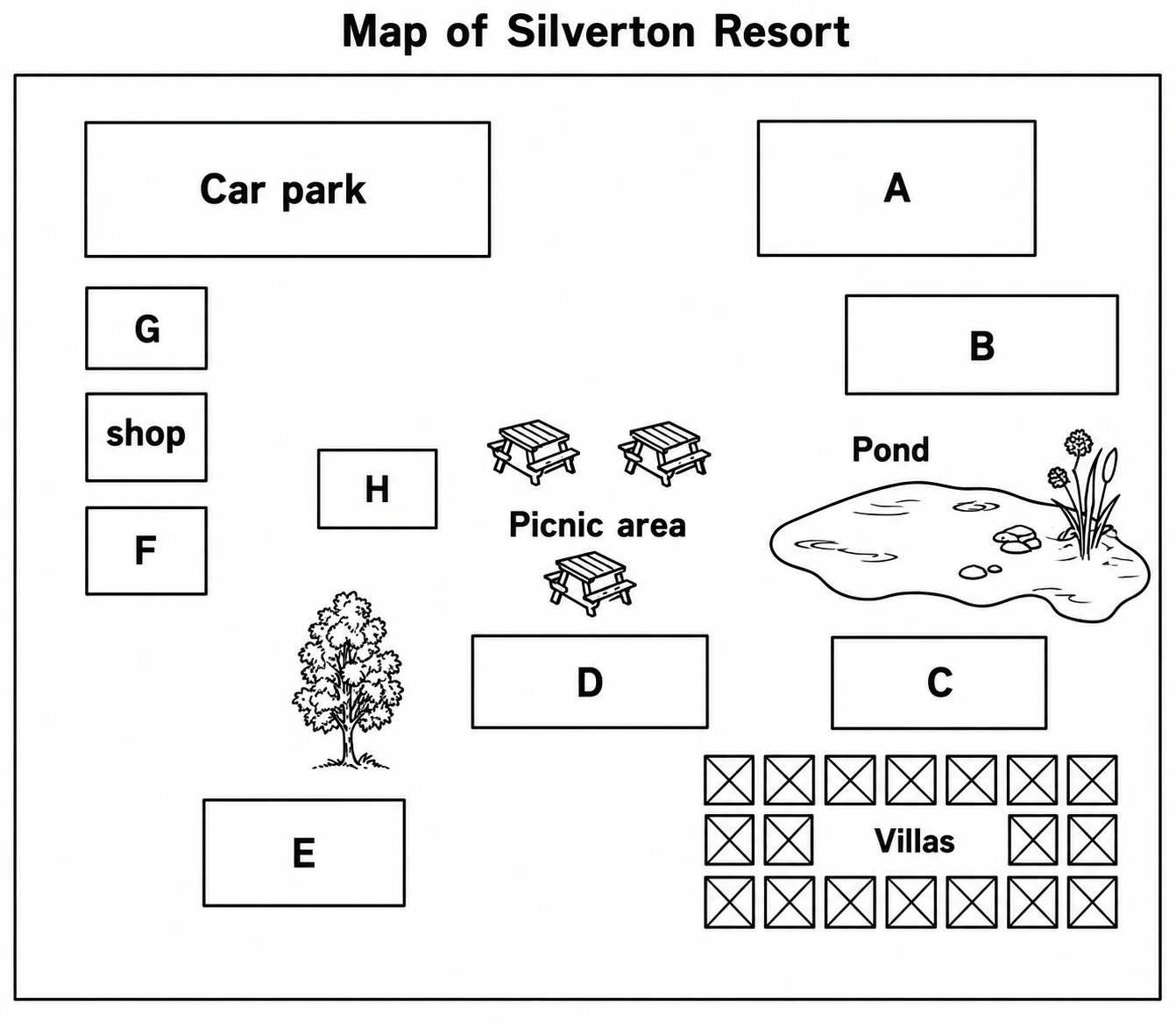 Map of Silverton Resort